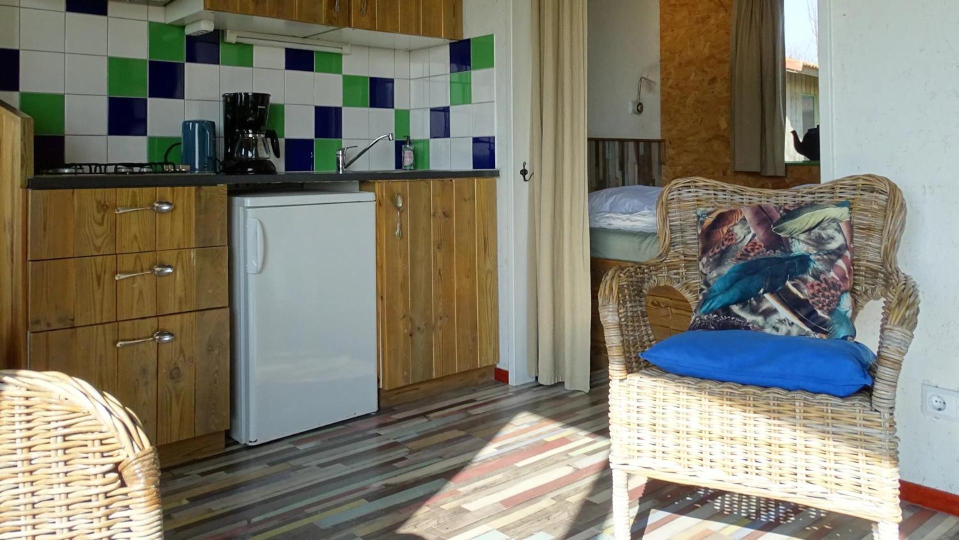 De Horizon, Slapen In Hutten Chalet