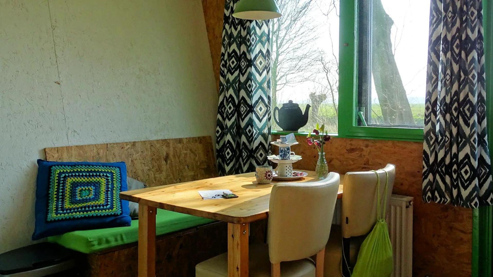 De Horizon, Slapen In Hutten *